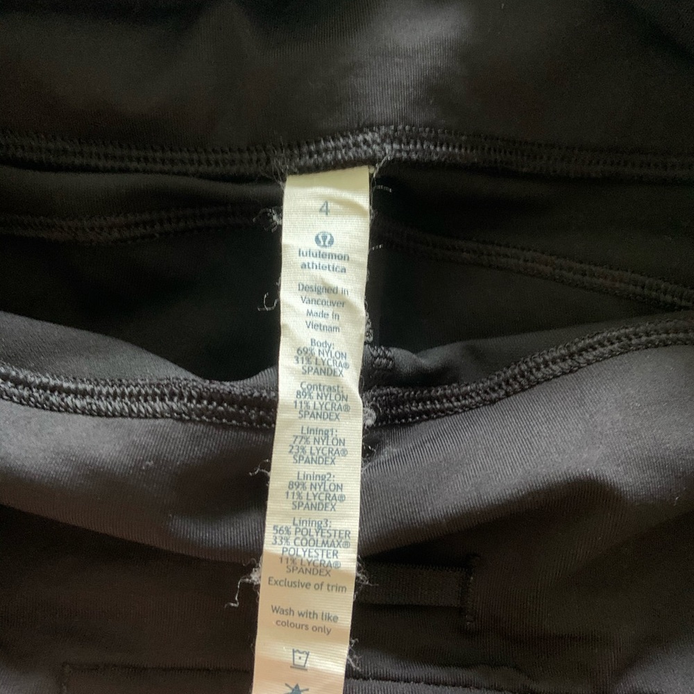 Lululemon Crop Reflective Leggings - Picture 3 of 4